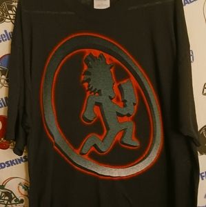 Vintage 2001 Hatchet Rising Insane Clown Posse Blaze Ya Dead Juggalo Tour Shirt
